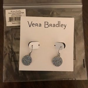 Vera Bradley Pavè Disc Drop Earrings